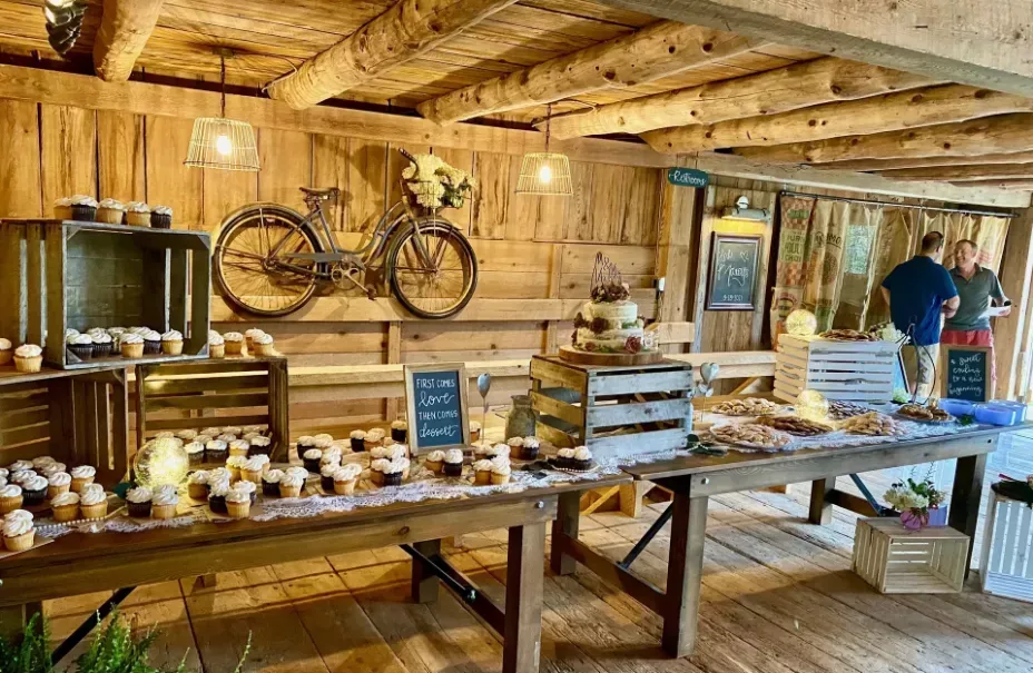 dessert table old carter barn