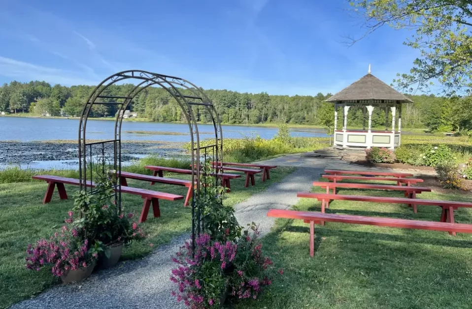 gazebo lake carter old carter barn