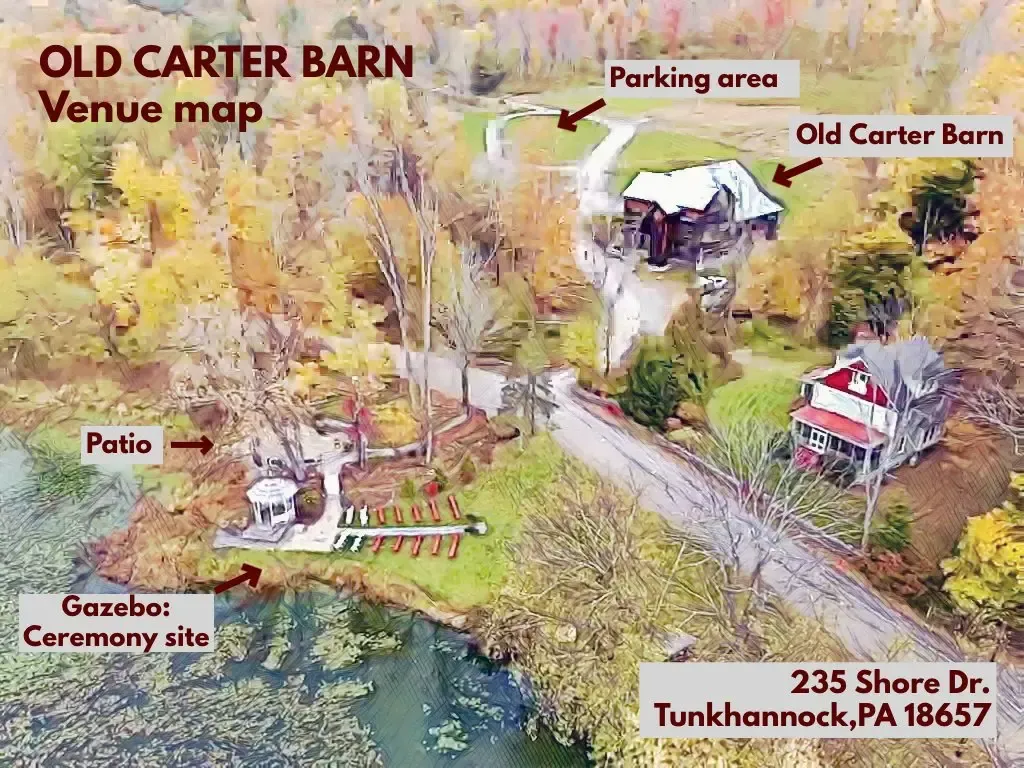 map of the old carter barn